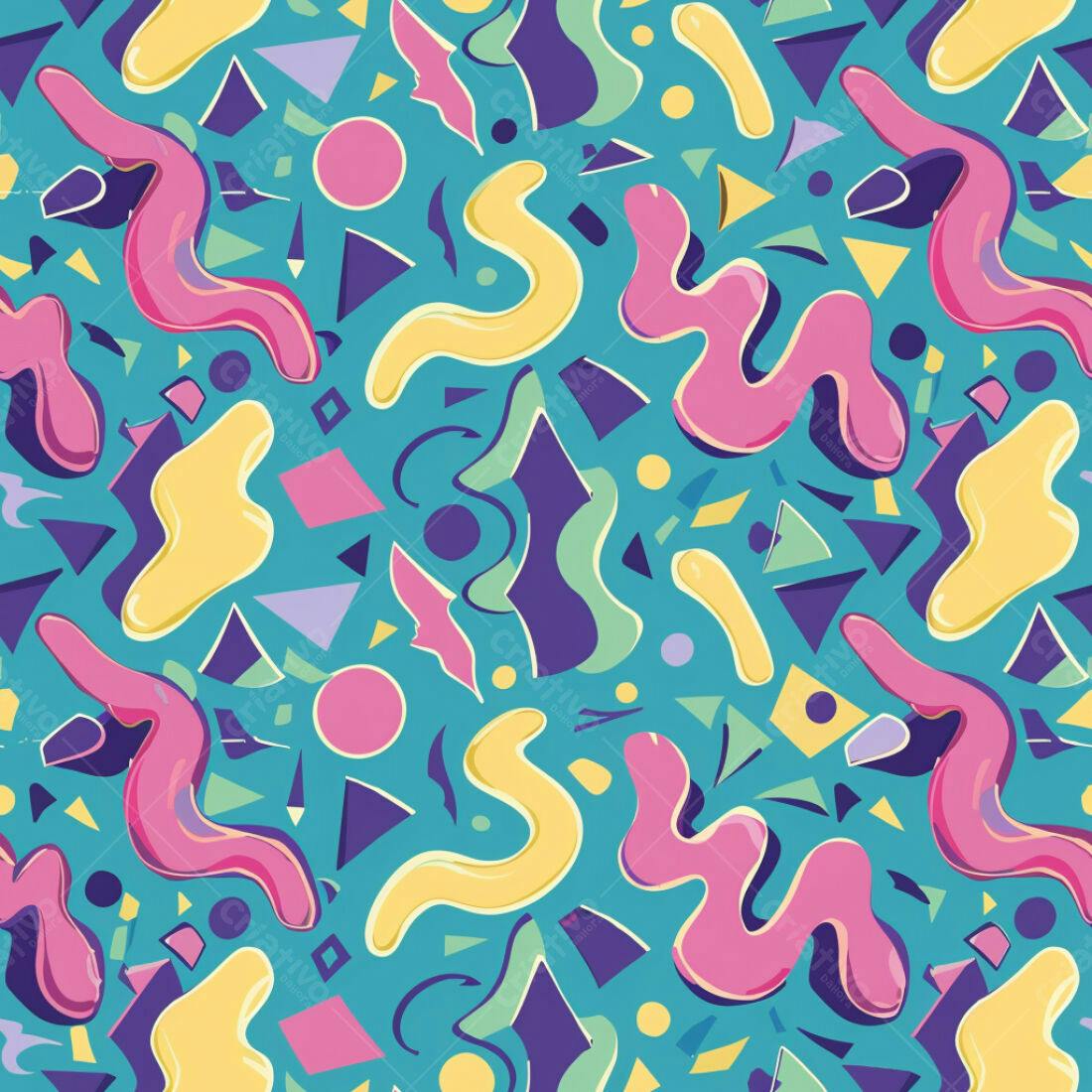 Textura Abstrata 90s para Fundo