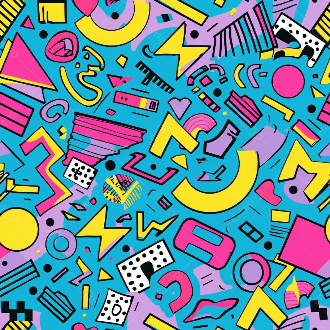 Textura Abstrata 90s para Fundo