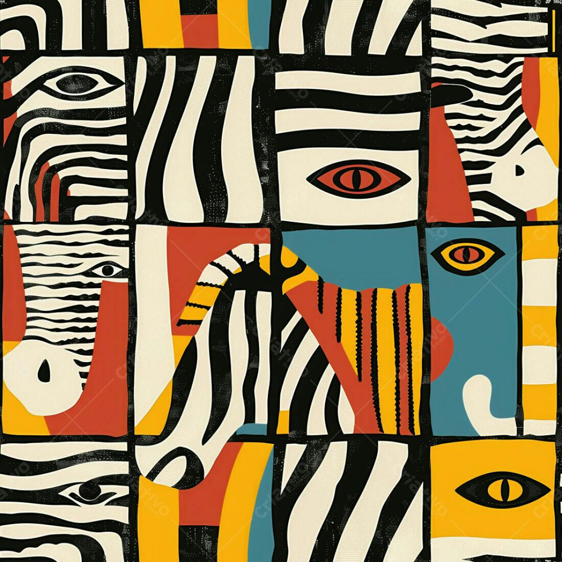 Textura Zebra Abstrata para Fundo Moderno