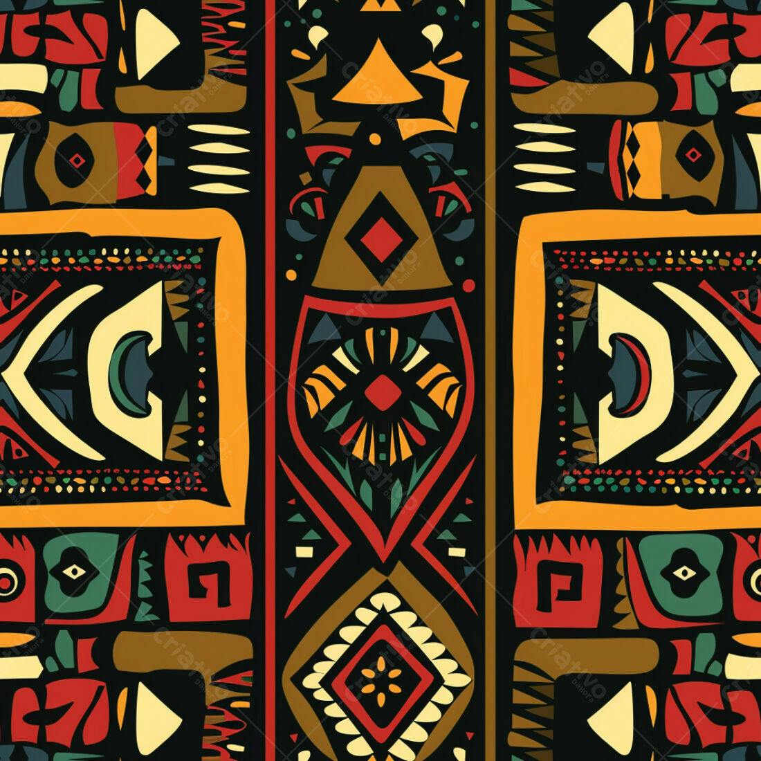 Textura tribal colorida para fundo