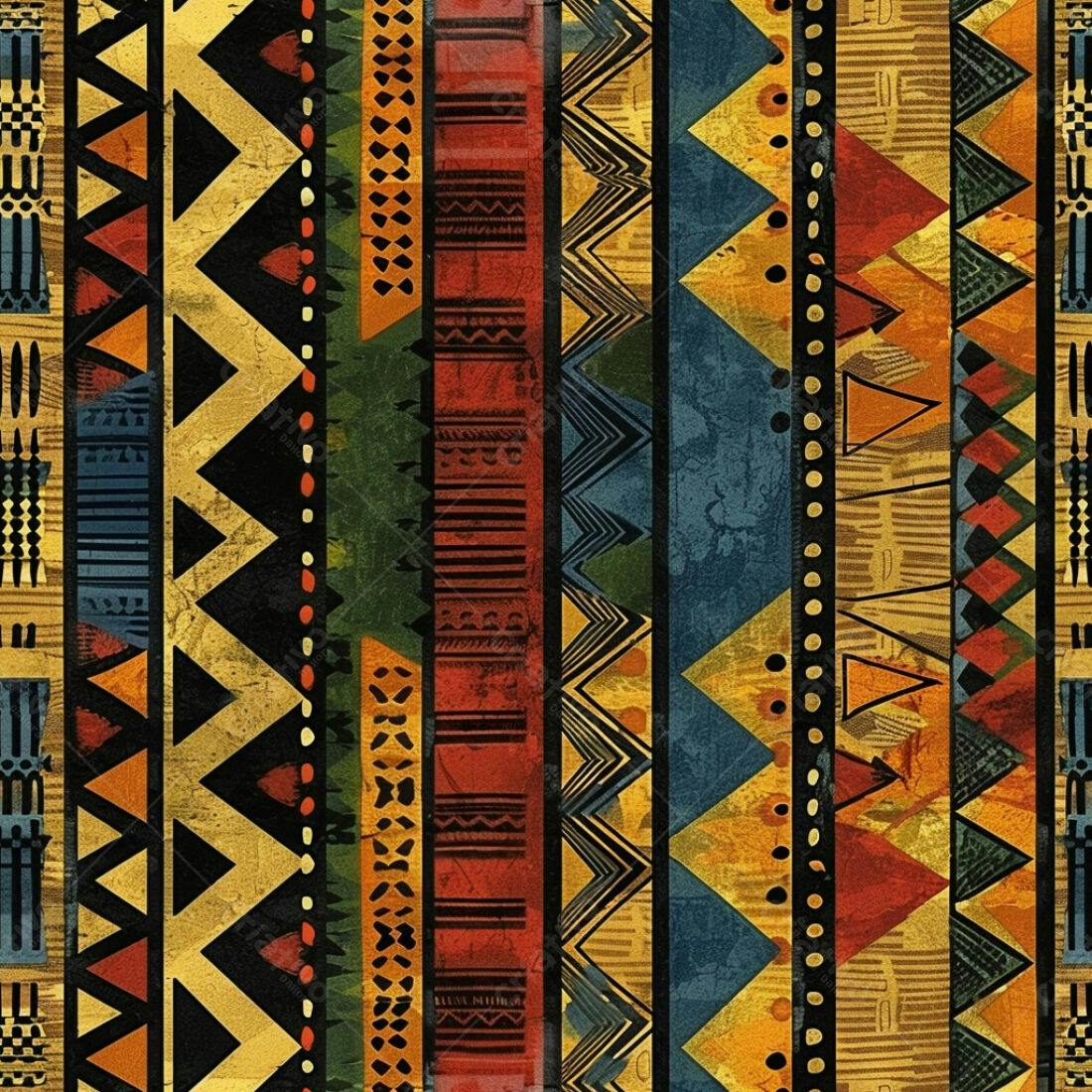 Textura Tribal para Fundo e Tecido