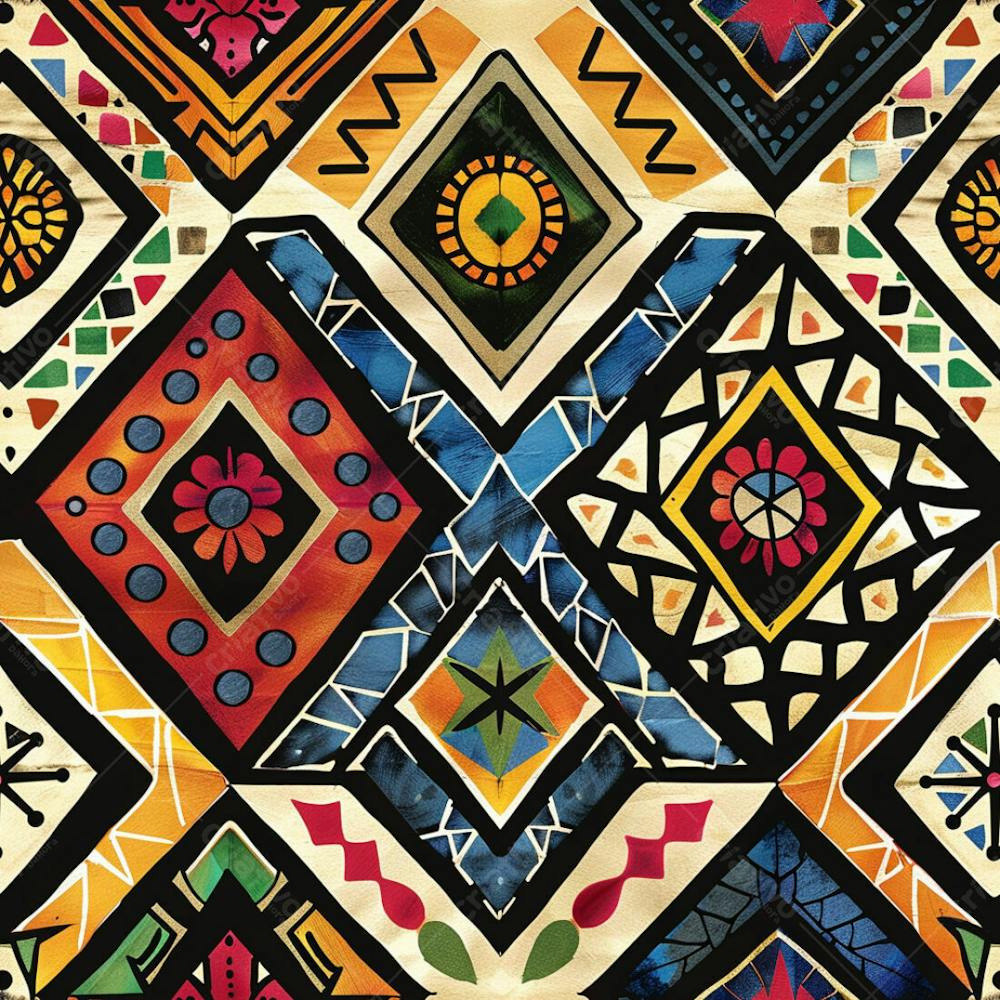 African Pattern Background And Texture Design