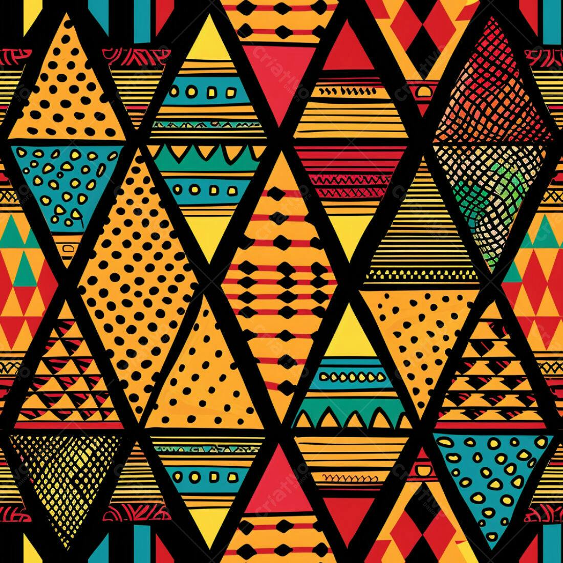 Textura Geométrica Triangular para Fundo
