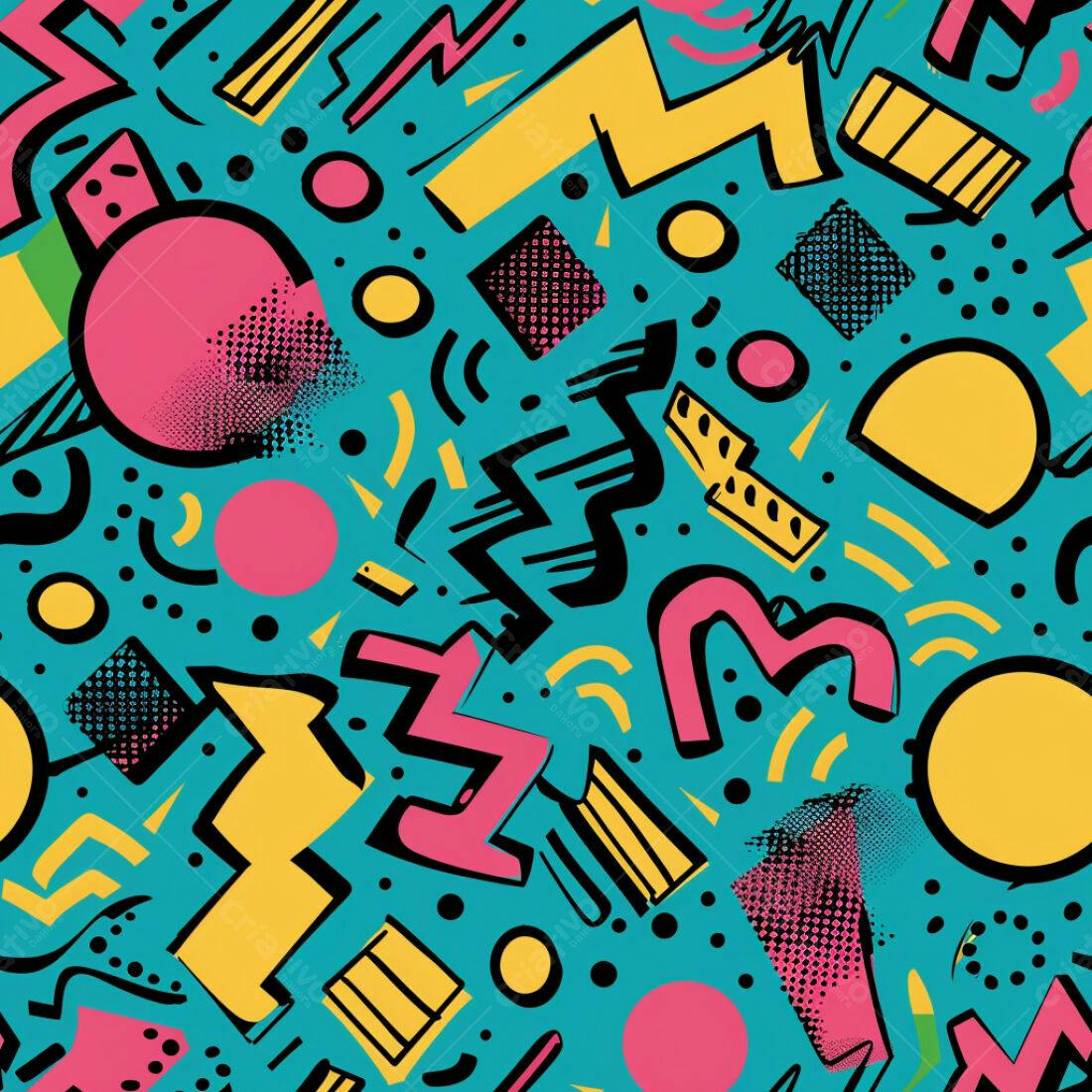Textura Abstrata 90s para Fundo