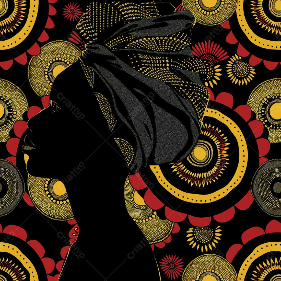 Textura Padrão Africano para Fundo