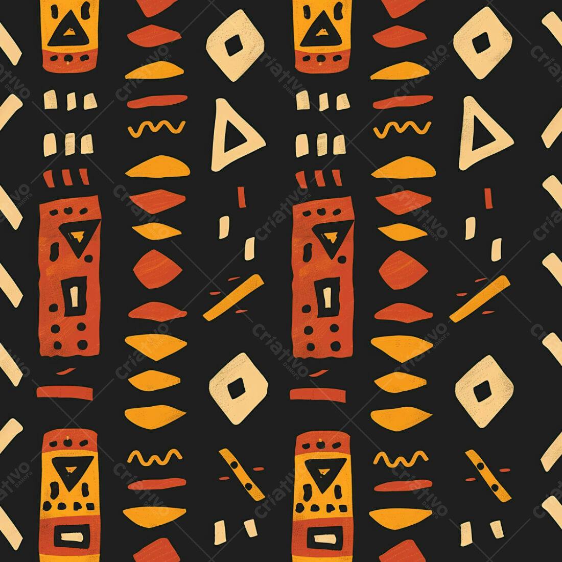 Textura Abstrata Africana para Fundo