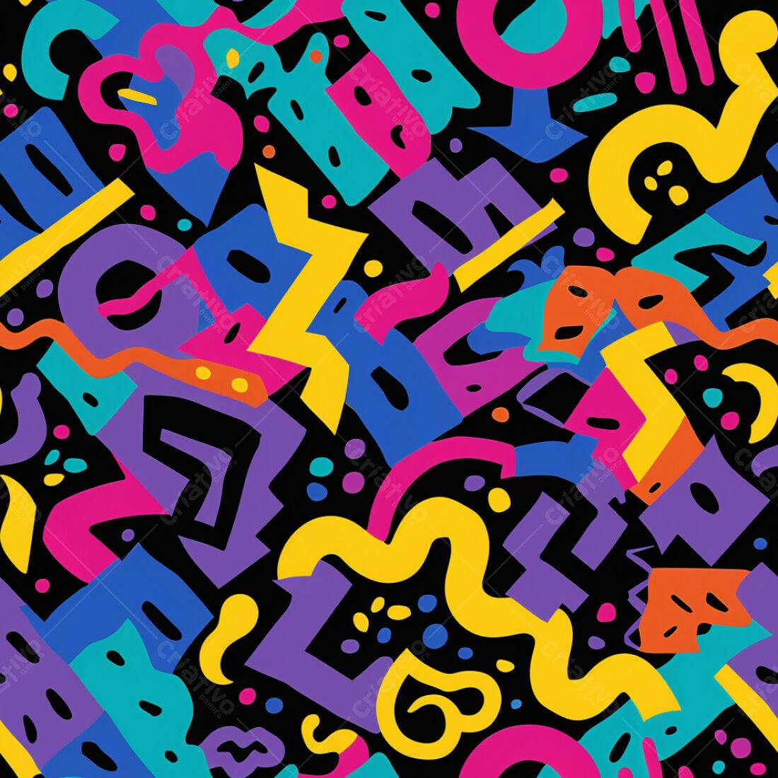 Textura Abstrata 90s para Fundo