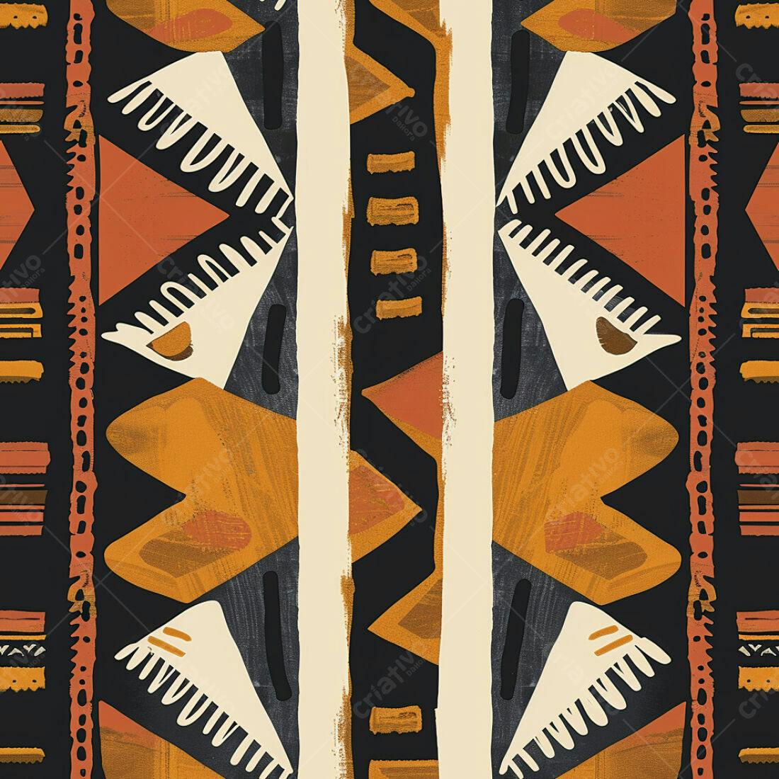 Textura Abstrata Tribal para Fundo