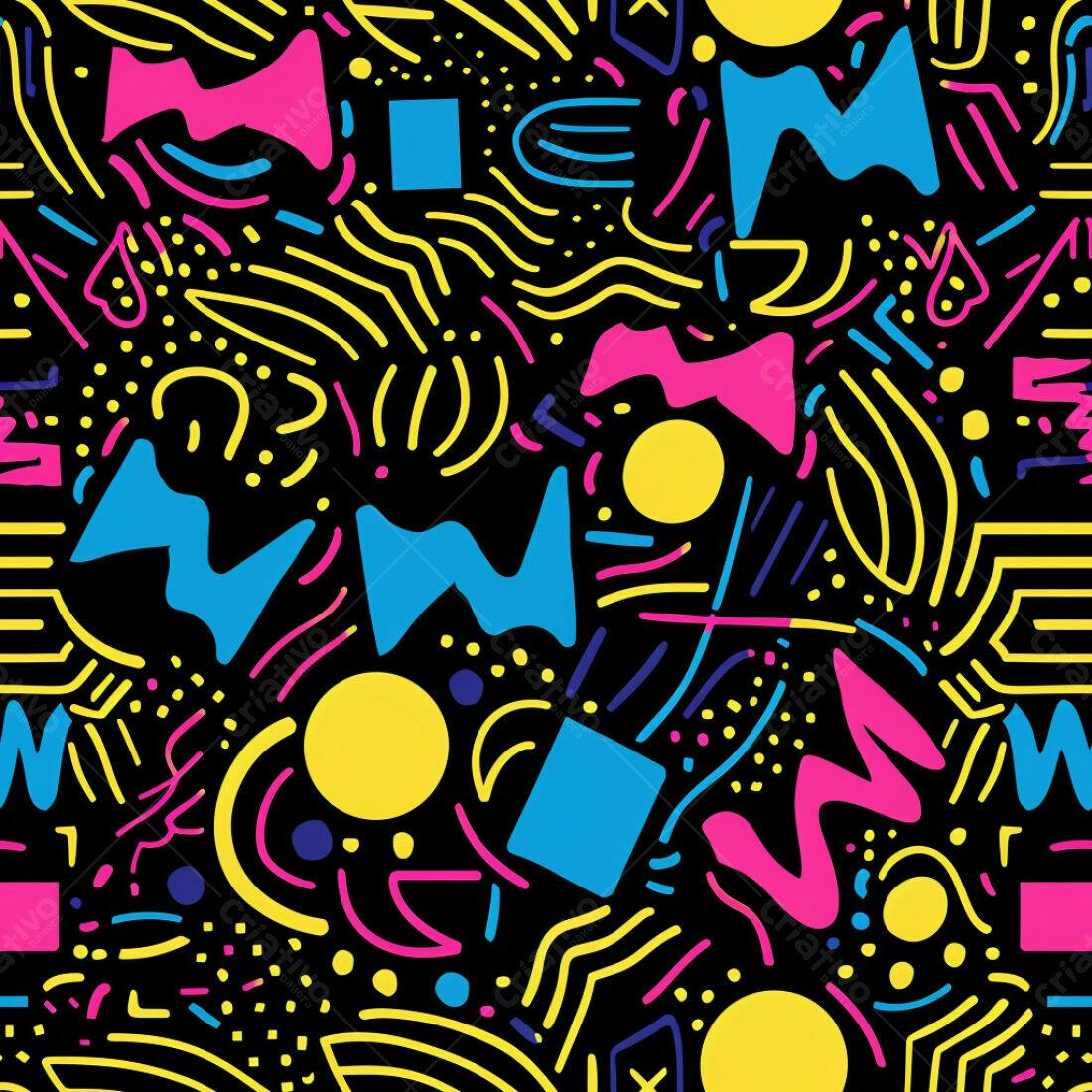 Textura Abstrata 90s para Fundo