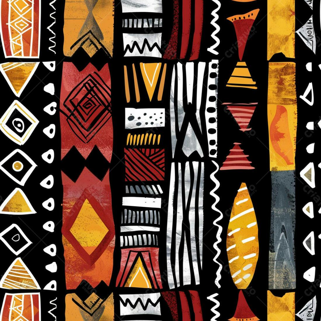 Textura tribal africana para fundo
