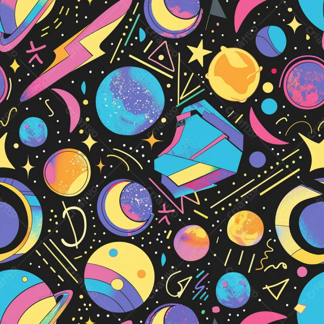 Textura espacial abstrata para fundo