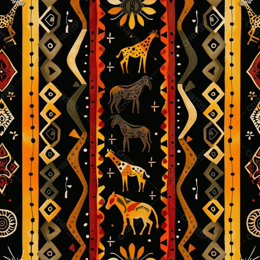 Textura Africana para Papel de Parede