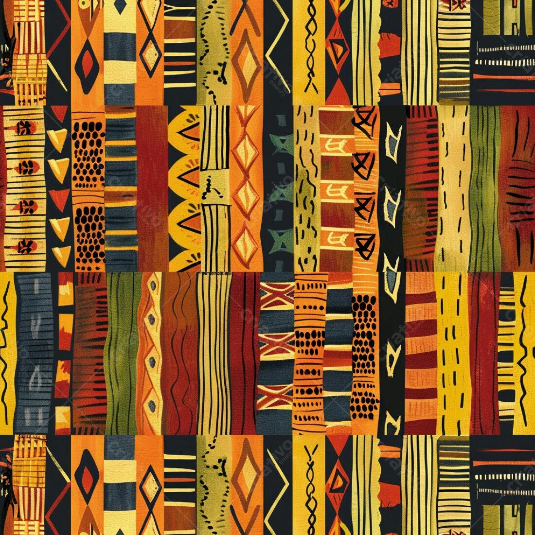 Textura tecido étnico africano para papel de parede