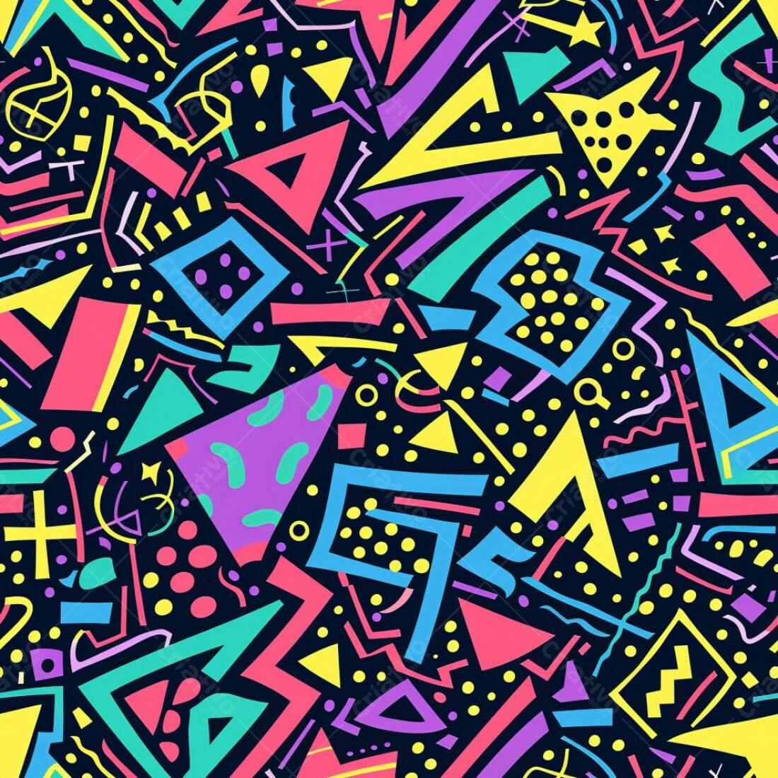 Textura Abstrata 90s para Fundo