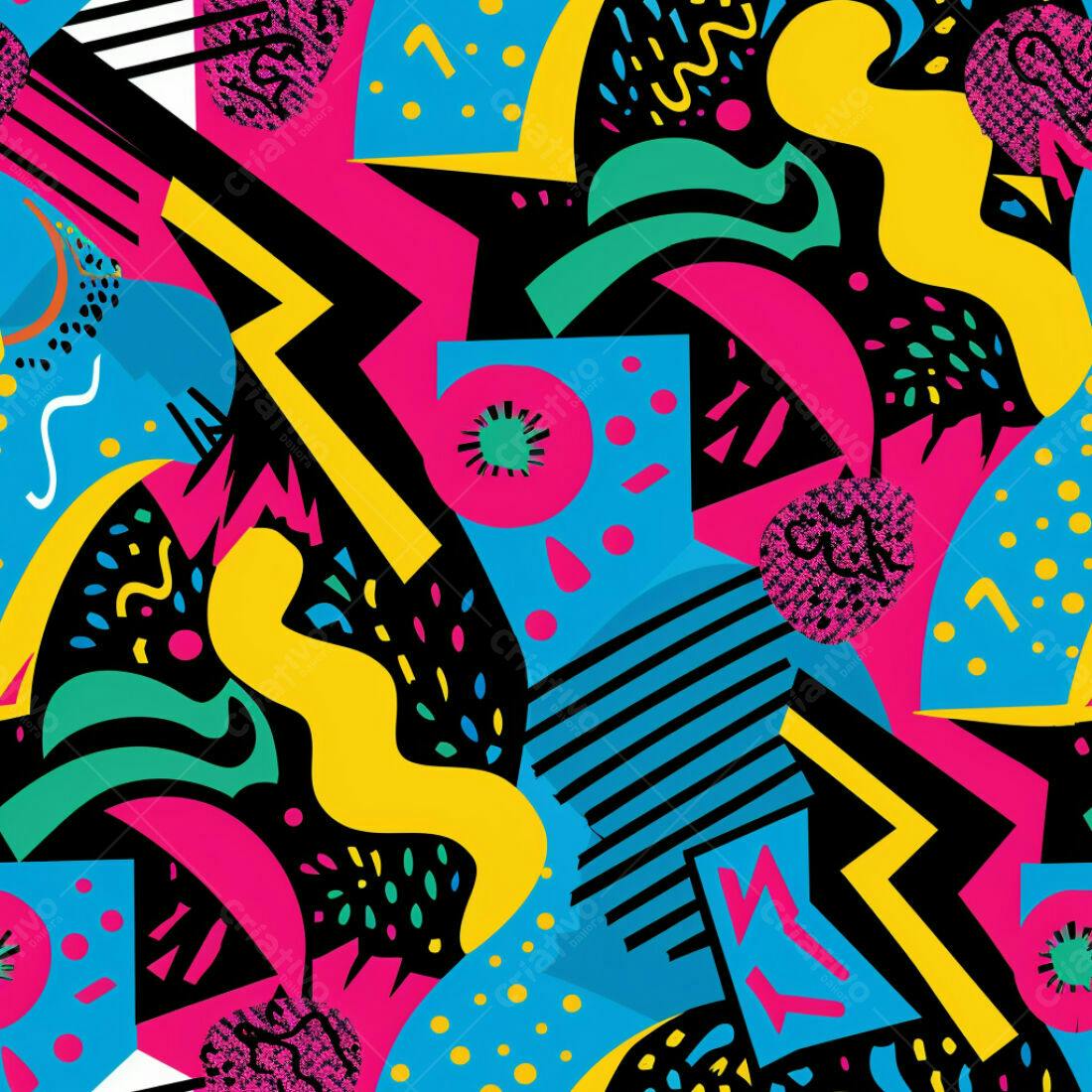 Textura Abstrata 90s para Fundo
