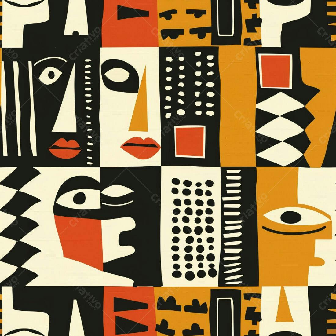 Textura Abstrata Faces para Fundo