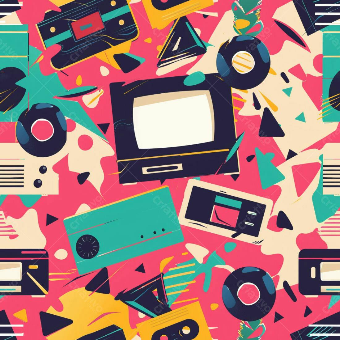 Textura retrô 80s para fundo