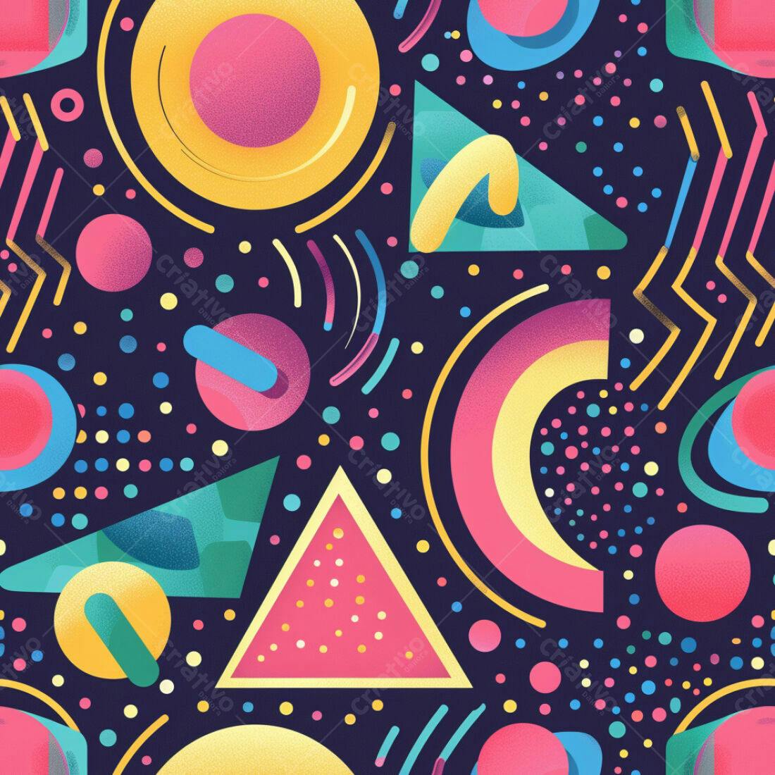 Textura Geométrica Retrô para Fundo
