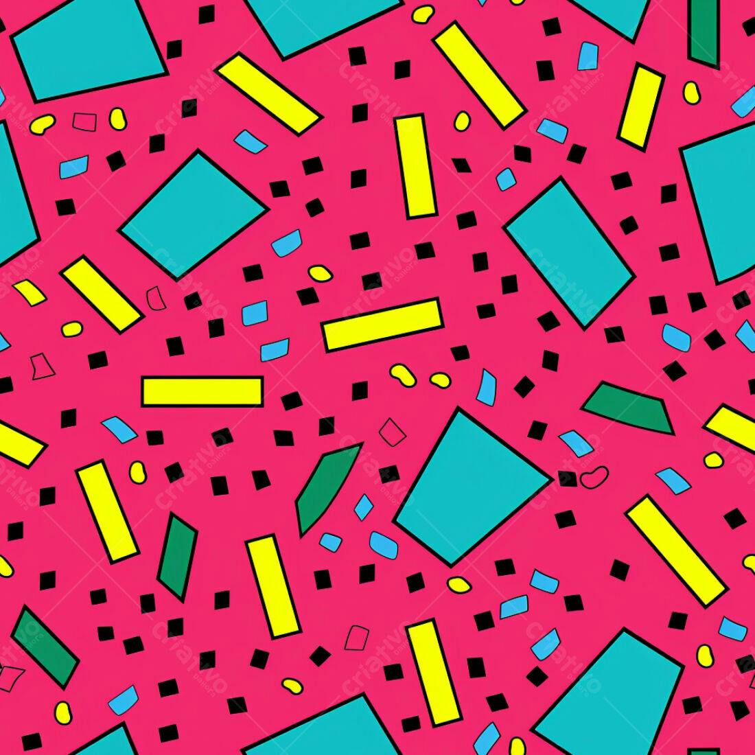 Textura Geométrica Rosa para Fundo