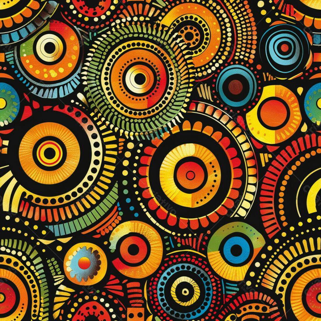 Textura Abstrata Circular para Fundo