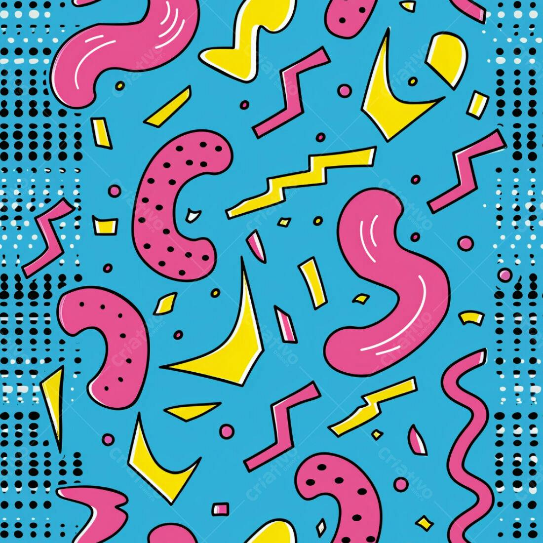Textura Abstrata 90s para Fundo