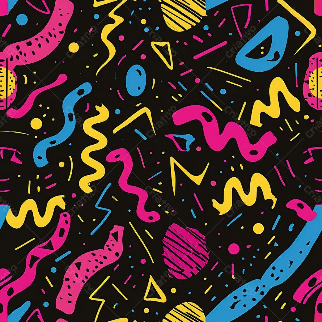 Textura Abstrata 90s para Fundo