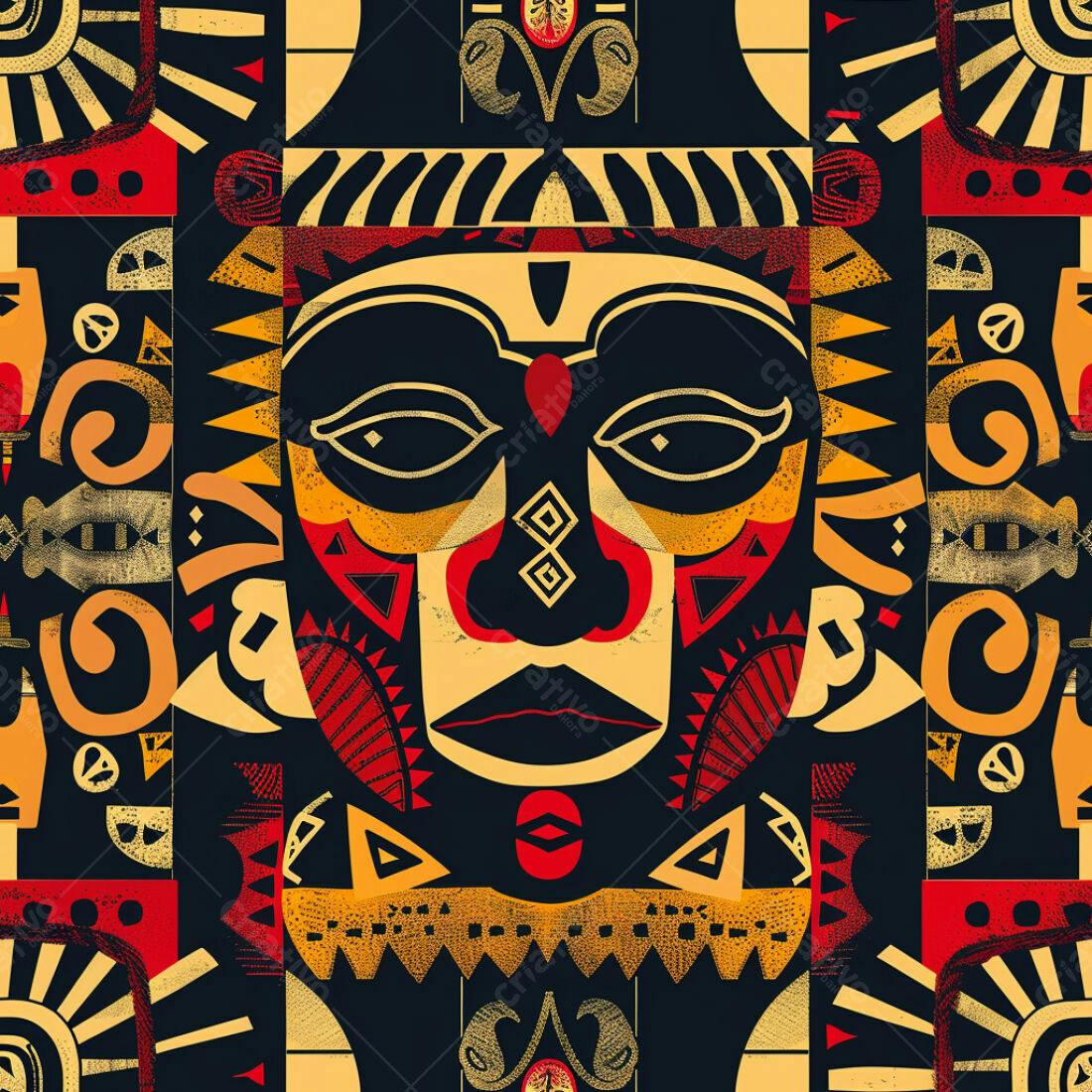 Textura tribal africana para fundo