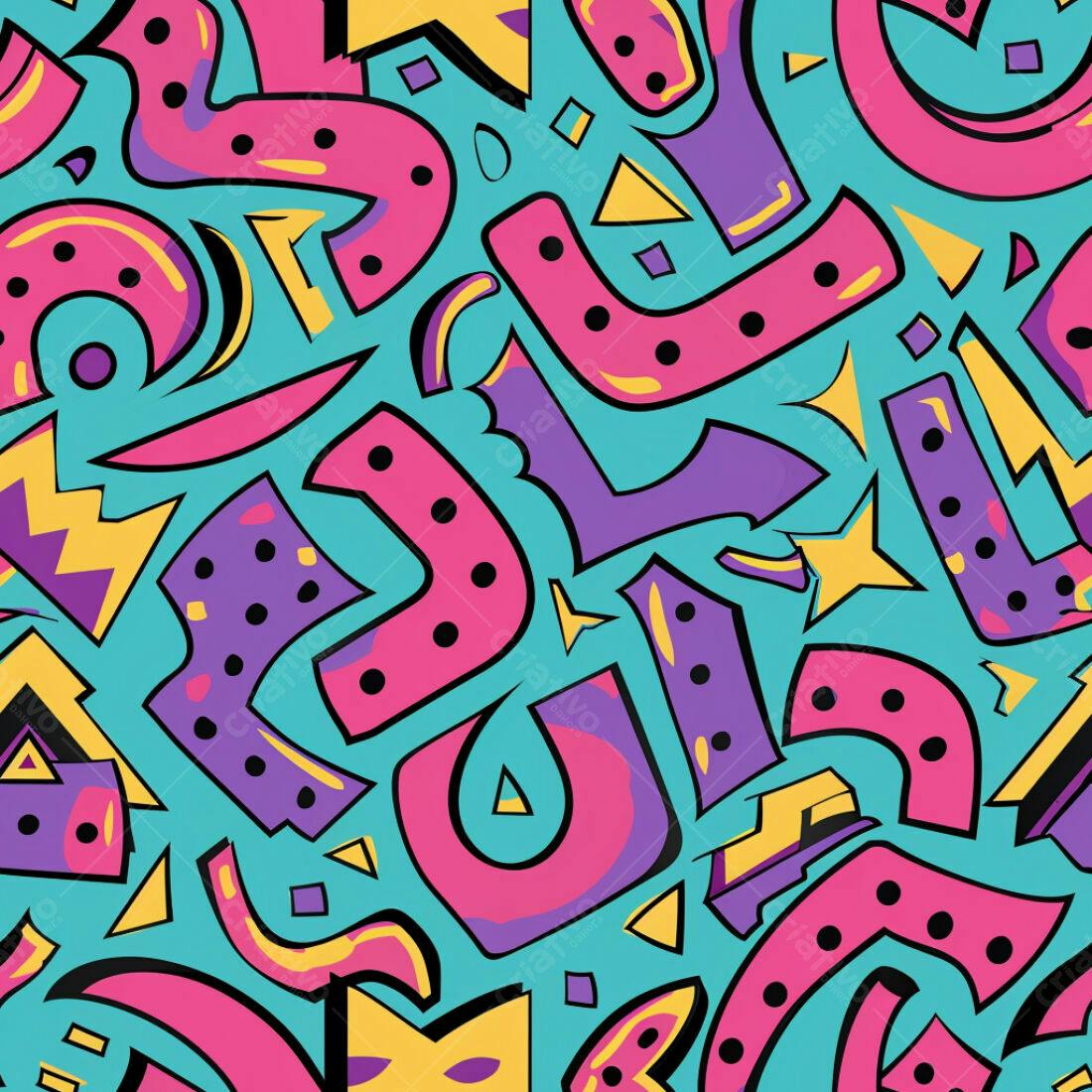 Textura Abstrata 90s para Fundo