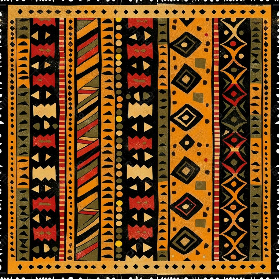 Textura Étnica Africana para Fundo