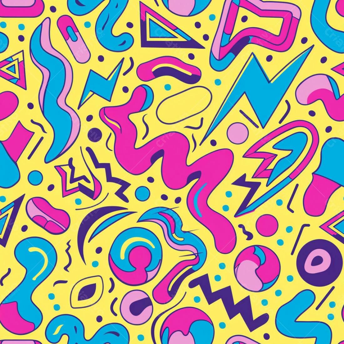 Textura Abstrata 80s para Fundo
