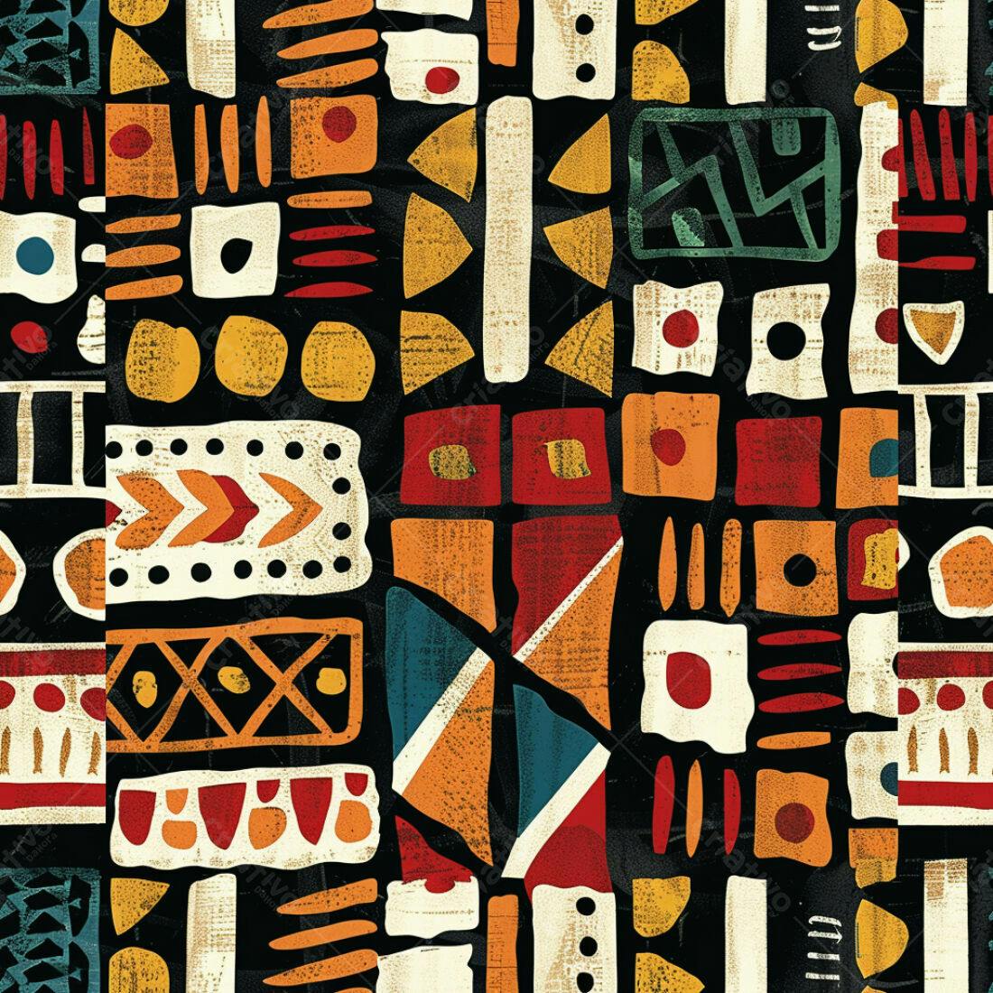 Textura Abstrata Etnica para Fundo