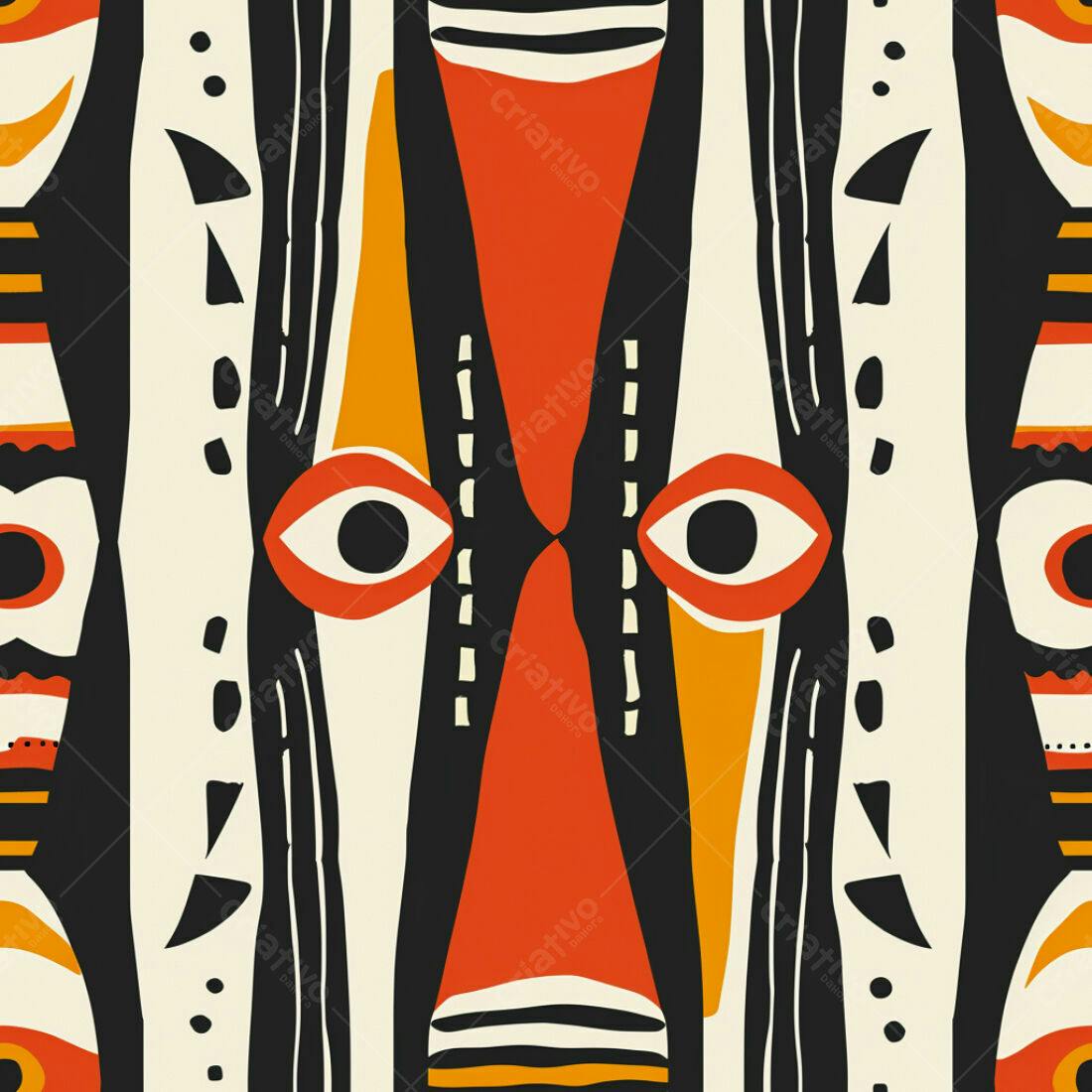Textura Abstrata Tribal para Fundo