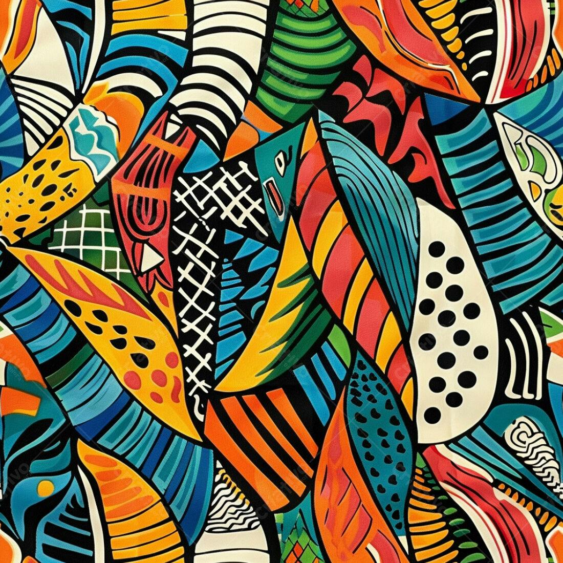 Textura Abstrata Colorida para Fundo