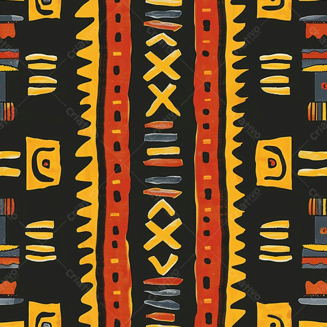 Textura tribal africana para fundo