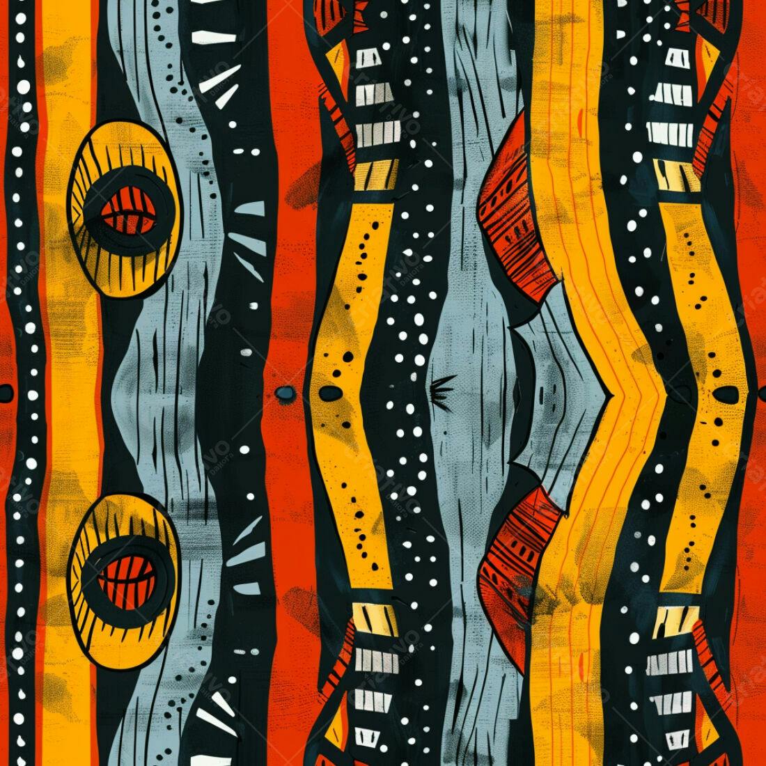 Textura Abstrata Tribal para Fundo