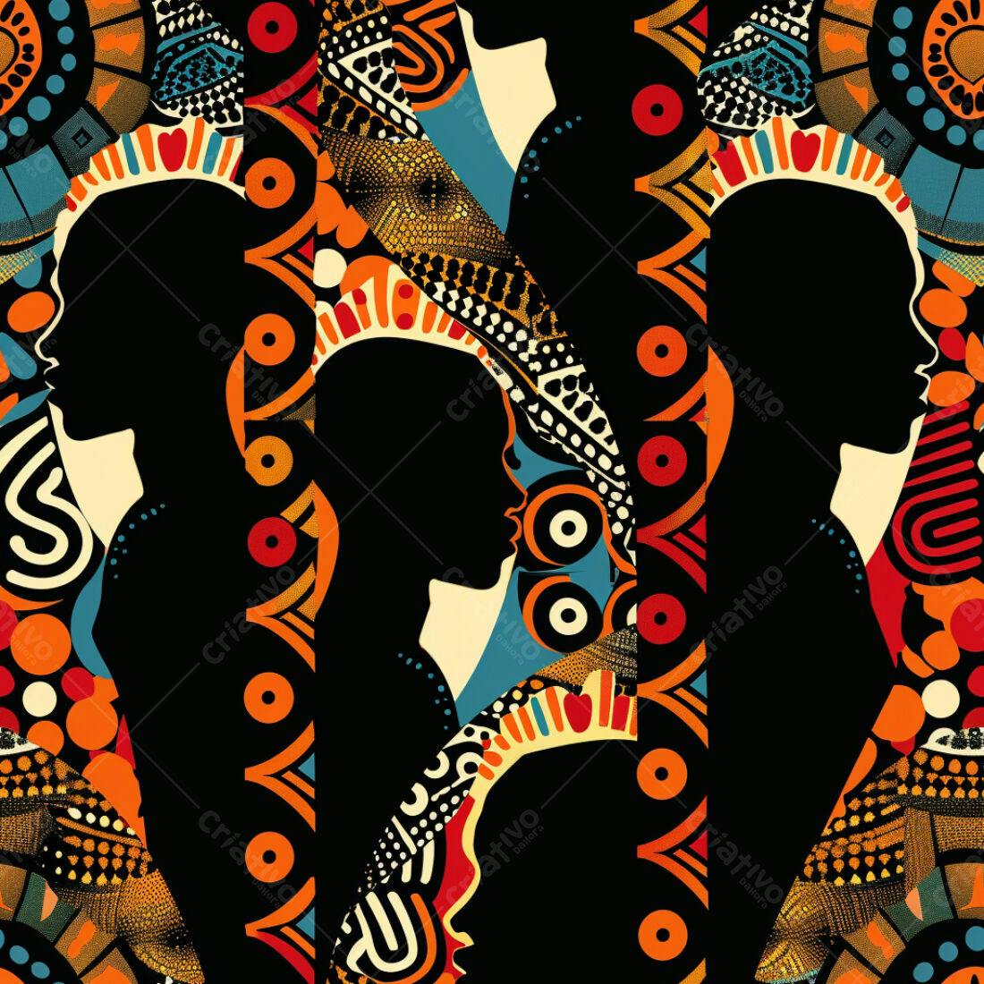Textura Africana para Papel de Parede