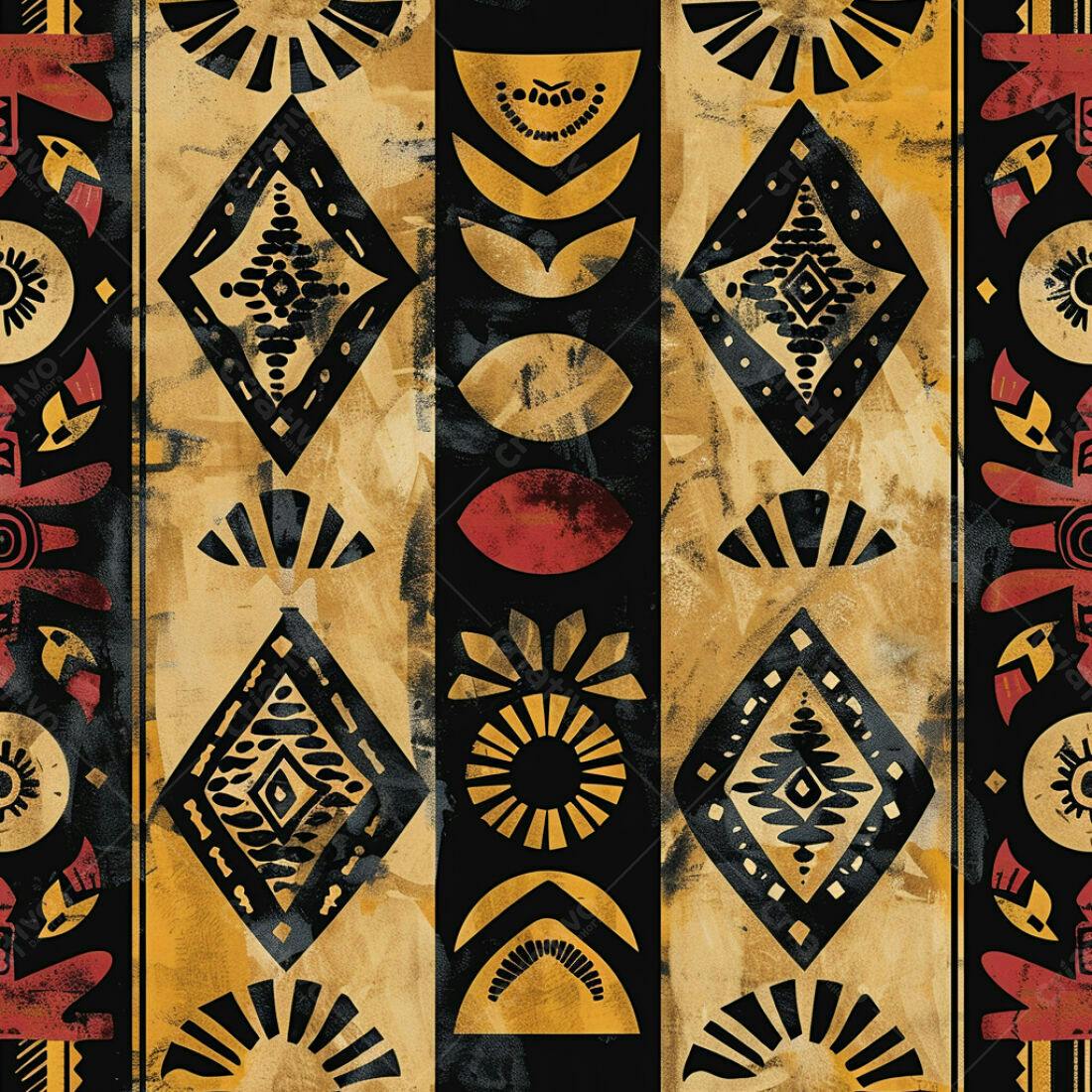 Textura Tribal para Fundo Texturizado