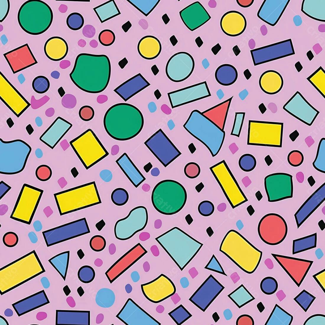 Textura Geométrica Colorida para Fundo