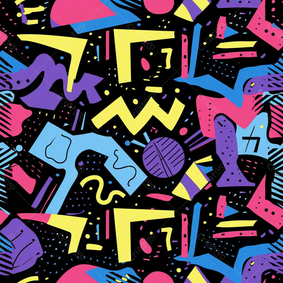 Textura Abstrata 90s para Fundo