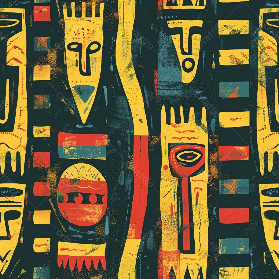 Textura abstrata tribal para fundo