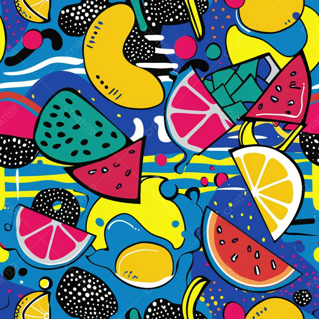 Textura frutas tropicais vibrantes para fundo