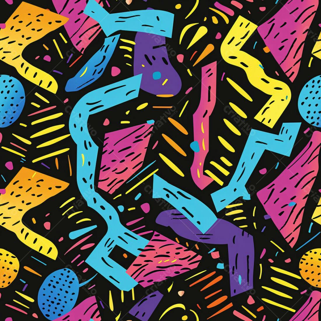 Textura Abstrata 90s para Fundo