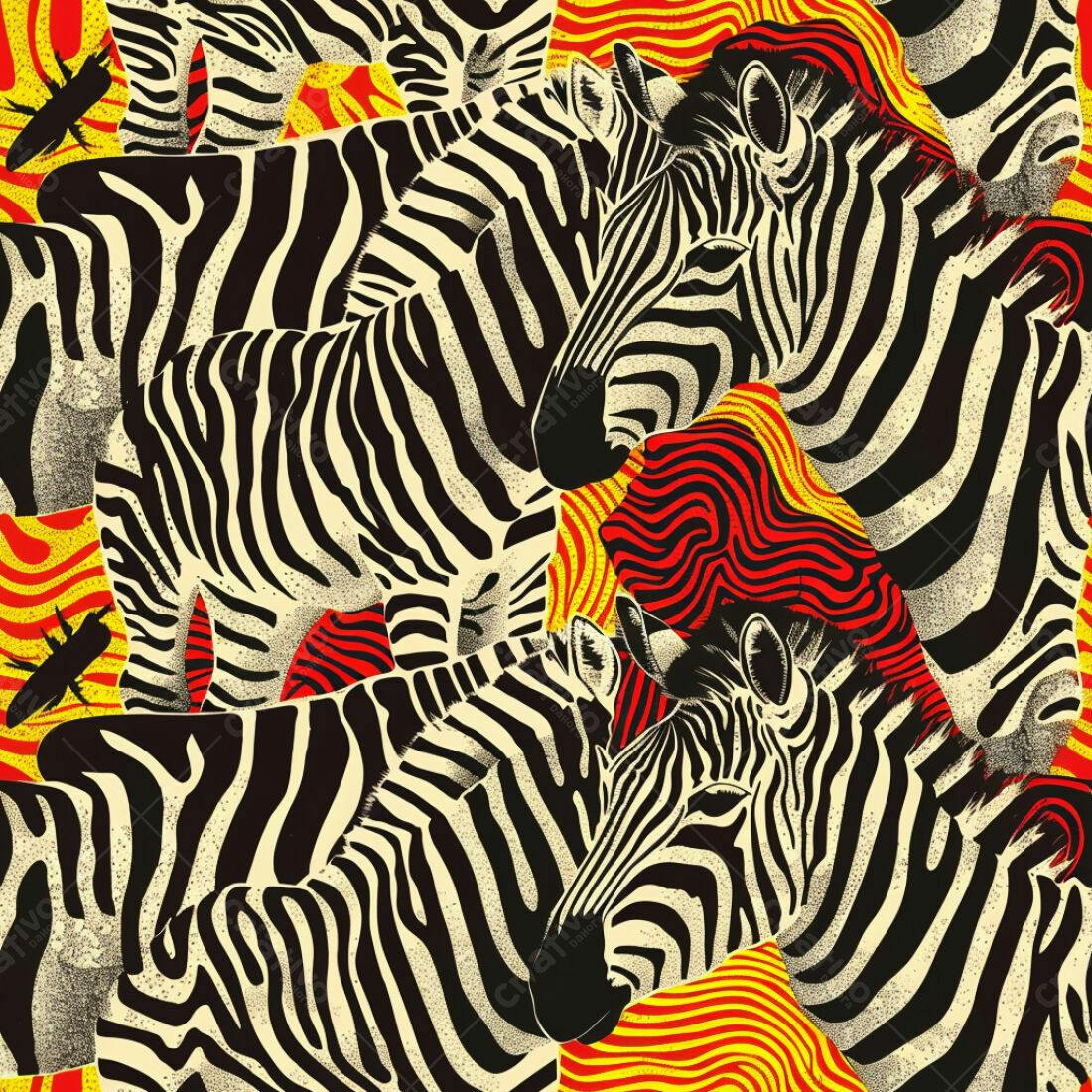 Textura Zebra Preto e Branco para Fundo