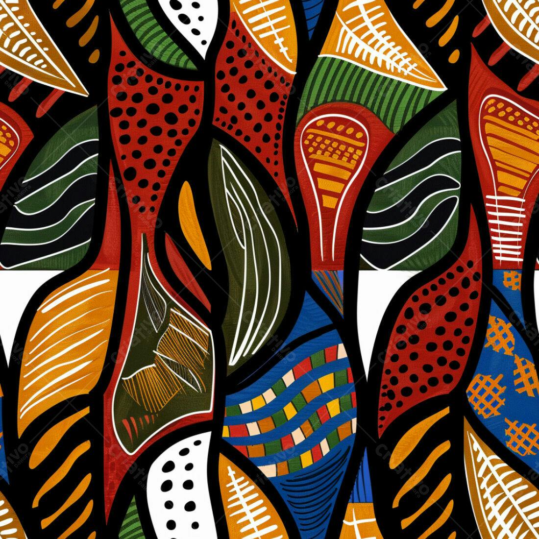 Textura Abstrata Folhas Coloridas para Fundo