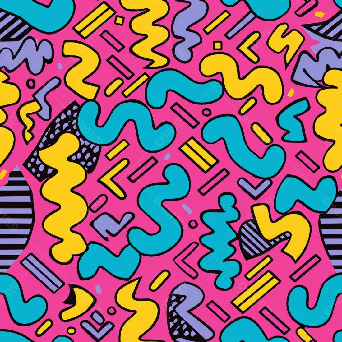 Textura Abstrata 90s para Fundo