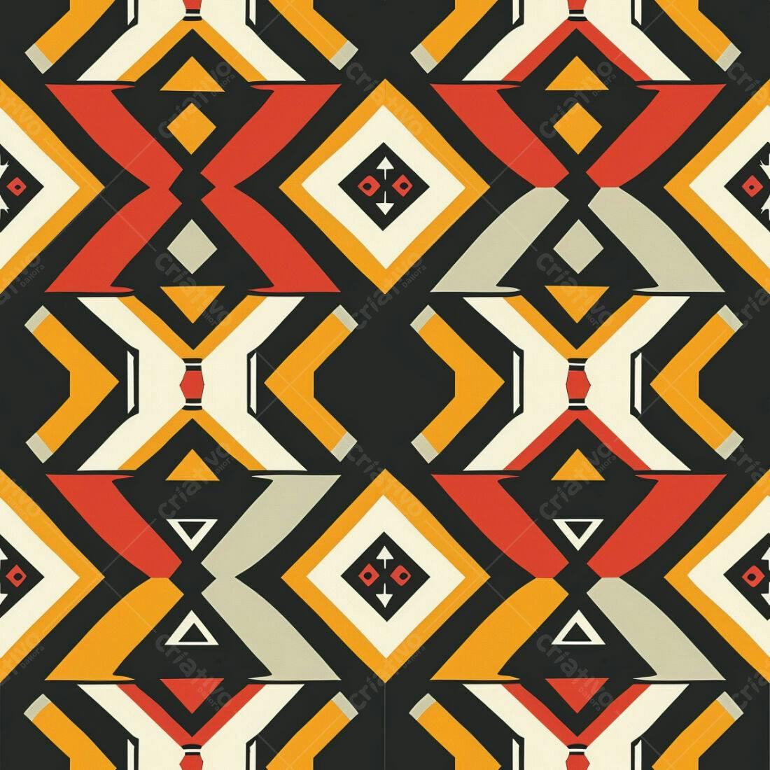 Textura Geométrica Etnica para Fundo