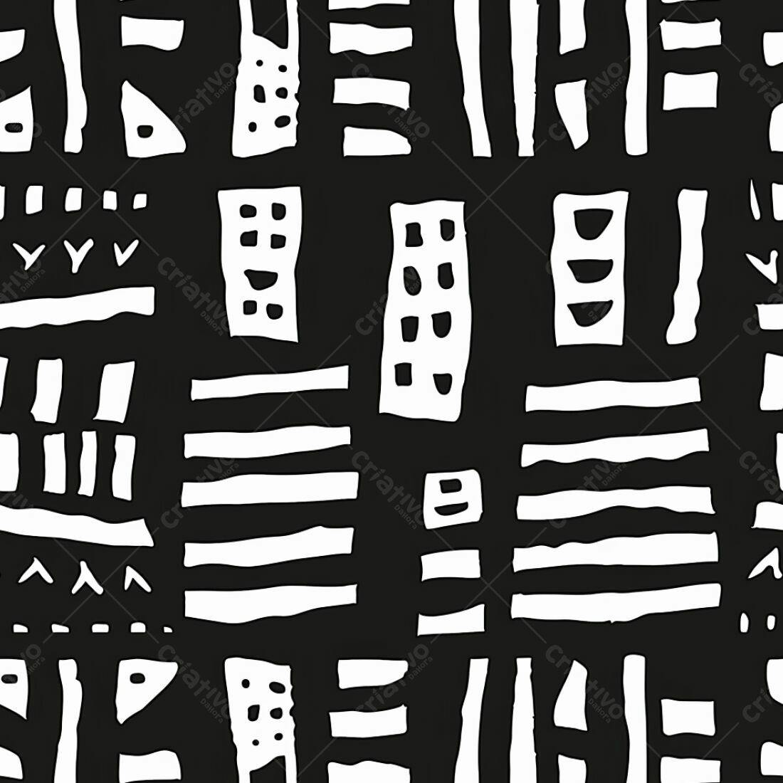 Textura Abstrata Preto e Branco para Fundo