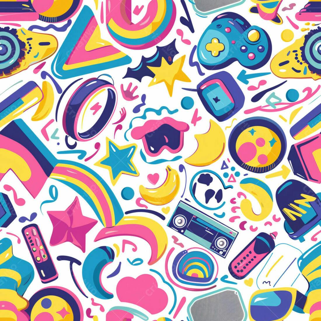 Textura Padrão 80s para Fundo Retro