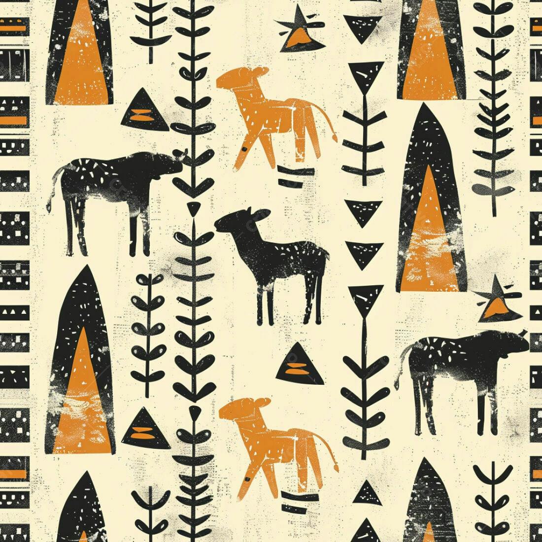 Textura Padrão Africano para Fundo