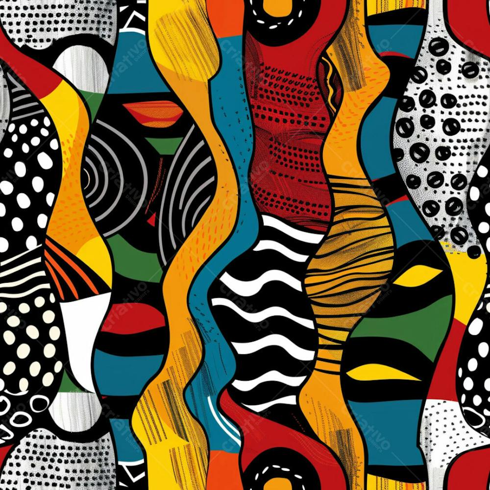 African Pattern Background And Texture Design